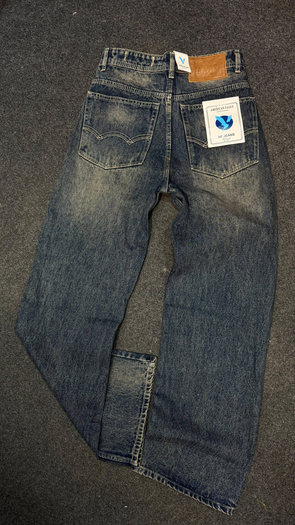 RIVO WEAR BAGGY JEANS CHARCOAL BLACK